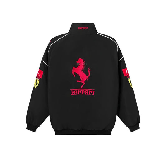 Ferrari F1 Racing Black Jacket