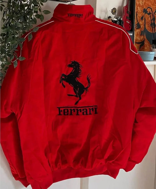 Ferrari F1 Red Racer Jacket _ urbanhide