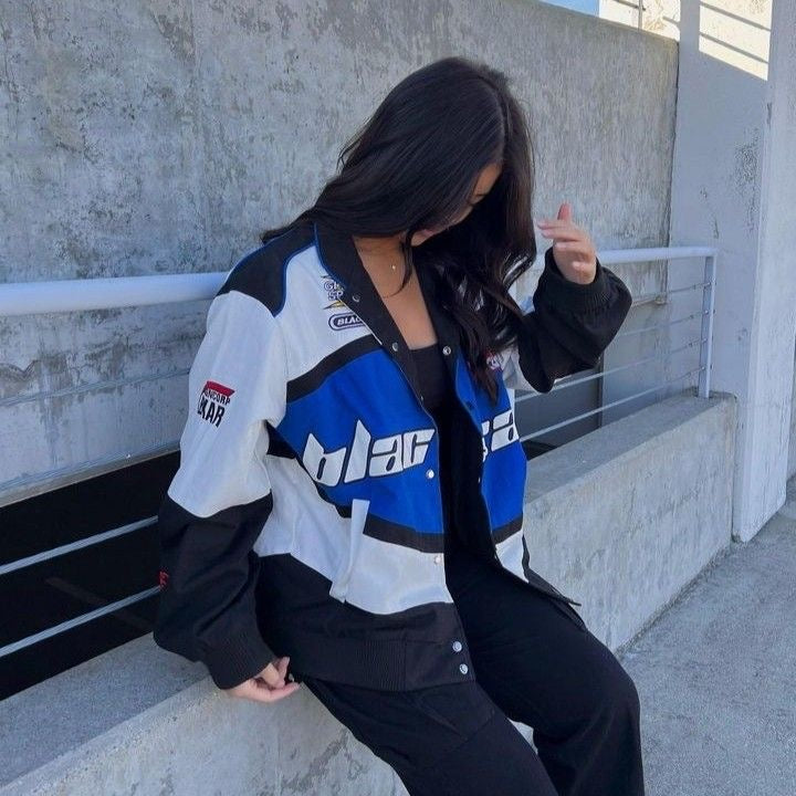 Black Air Blue Racing Jacket