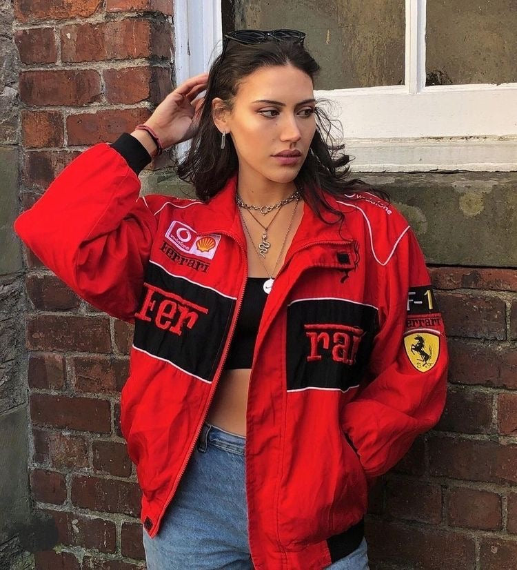 Ferrari F1 Red Racer Jacket  _ urbanhide