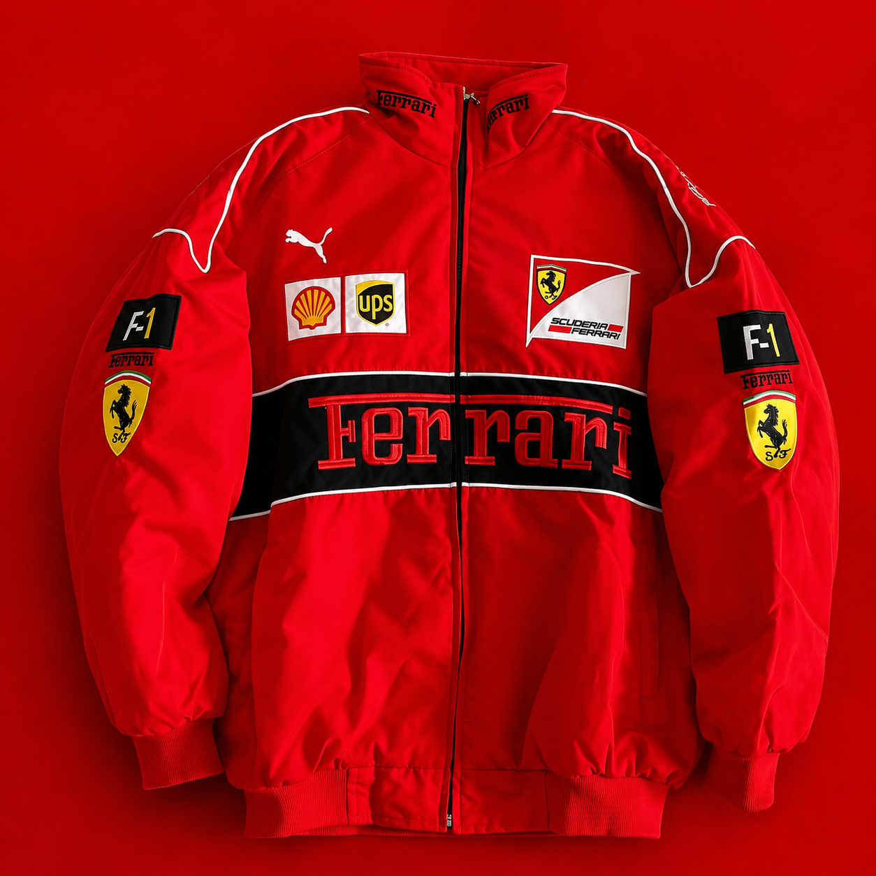 Ferrari F1 Red Racer Jacket  _ urbanhide