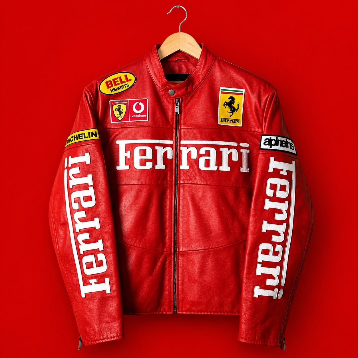 F1 Ferrari racing Leather jacket