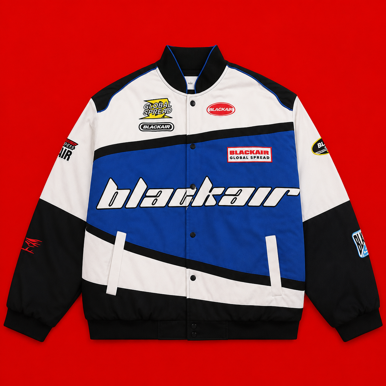 Black Air Blue Racing Jacket