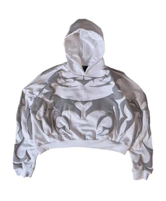 Ghost White Delta Hoodie - Warmsouls