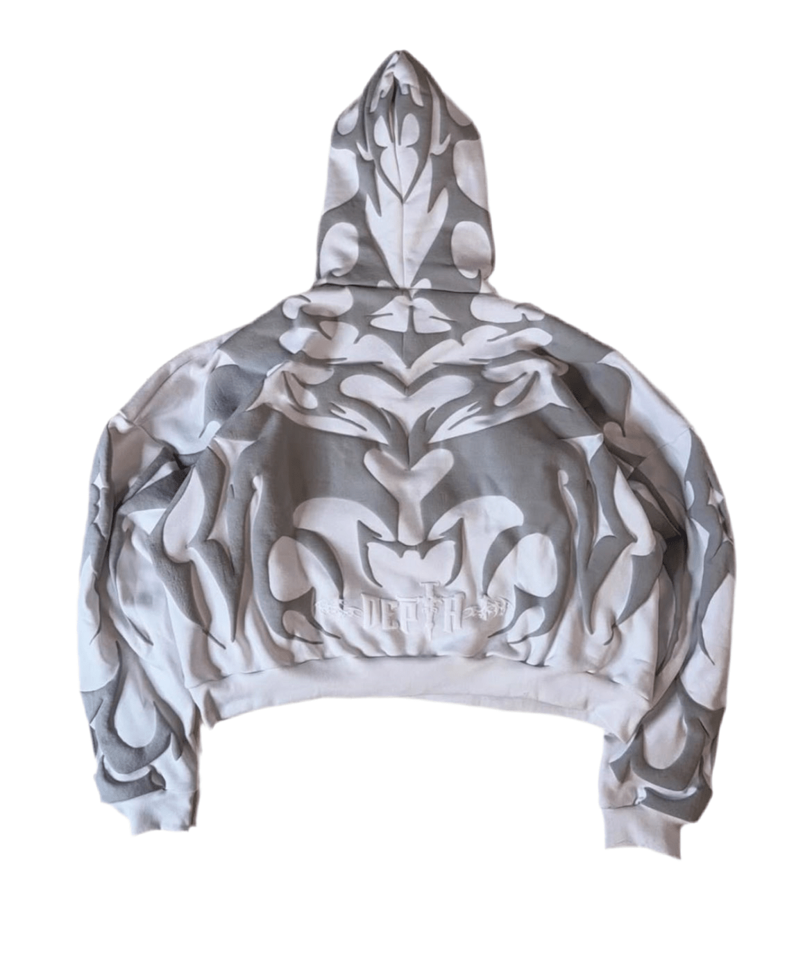 Ghost White Delta Hoodie - Warmsouls
