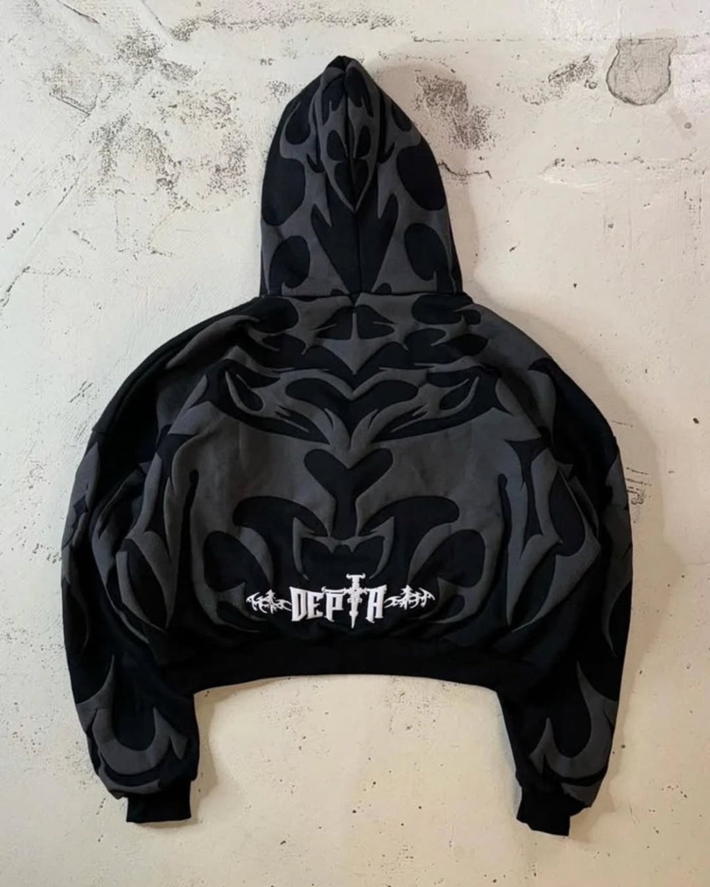 Tribal Shadow Delta Hoodie - Warmsouls