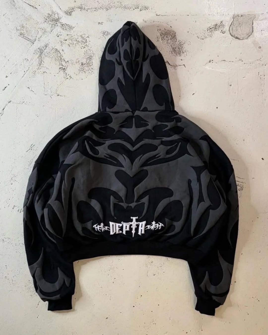 Tribal Shadow Delta Hoodie - Warmsouls